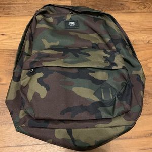 NWT Vans Camouflage Backpack